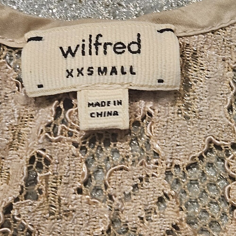 Wilfred Lace Racerback Tank sz XXS - Picture 7 of 7